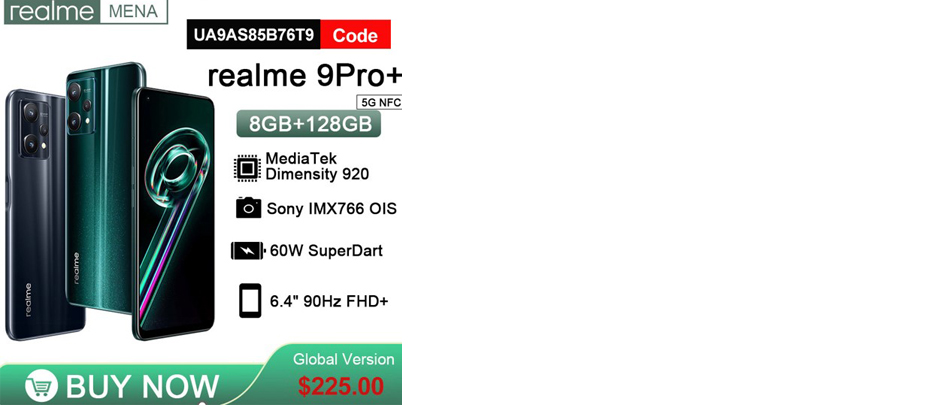 Realme 9 Pro+ 8/128GB