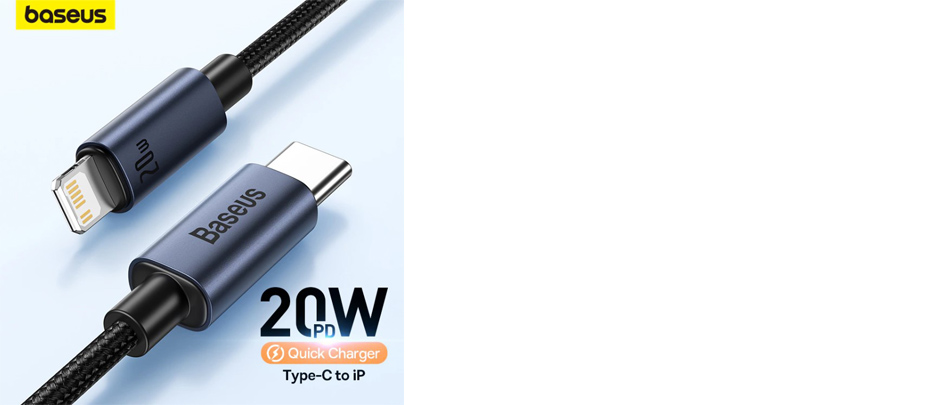 Baseus PD 20W Type-C To L Cable