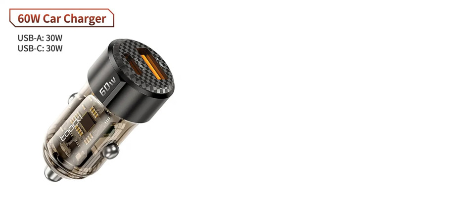 Toocki 60W Car Charger