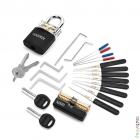 NAIERDI Locksmith Hand Tools Supplies Lock Pick Set