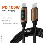 Toocki Type-C to Type-C 5A PD 100W Cable 1M