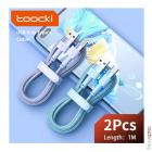 Toocki USB-A to Type-C 3A 1M + 1M