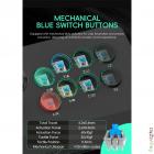 DATA FROG Wireless Y3A Max Arcade Stick Fight Joystick